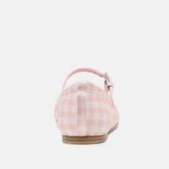 REYES X BYRDIE GOLF WIDE BALLET FLATS PINK PLAID GINGHAM(Reyes X Byrdie Golf Wide Ballet Flats Pink Plaid Gingham) -Dolce Vita DOLCEVITA FLATS REYES PINKPLAIDGINGHAM 05 a3e0045a d918 484a a2c3 d2f3260e5a40