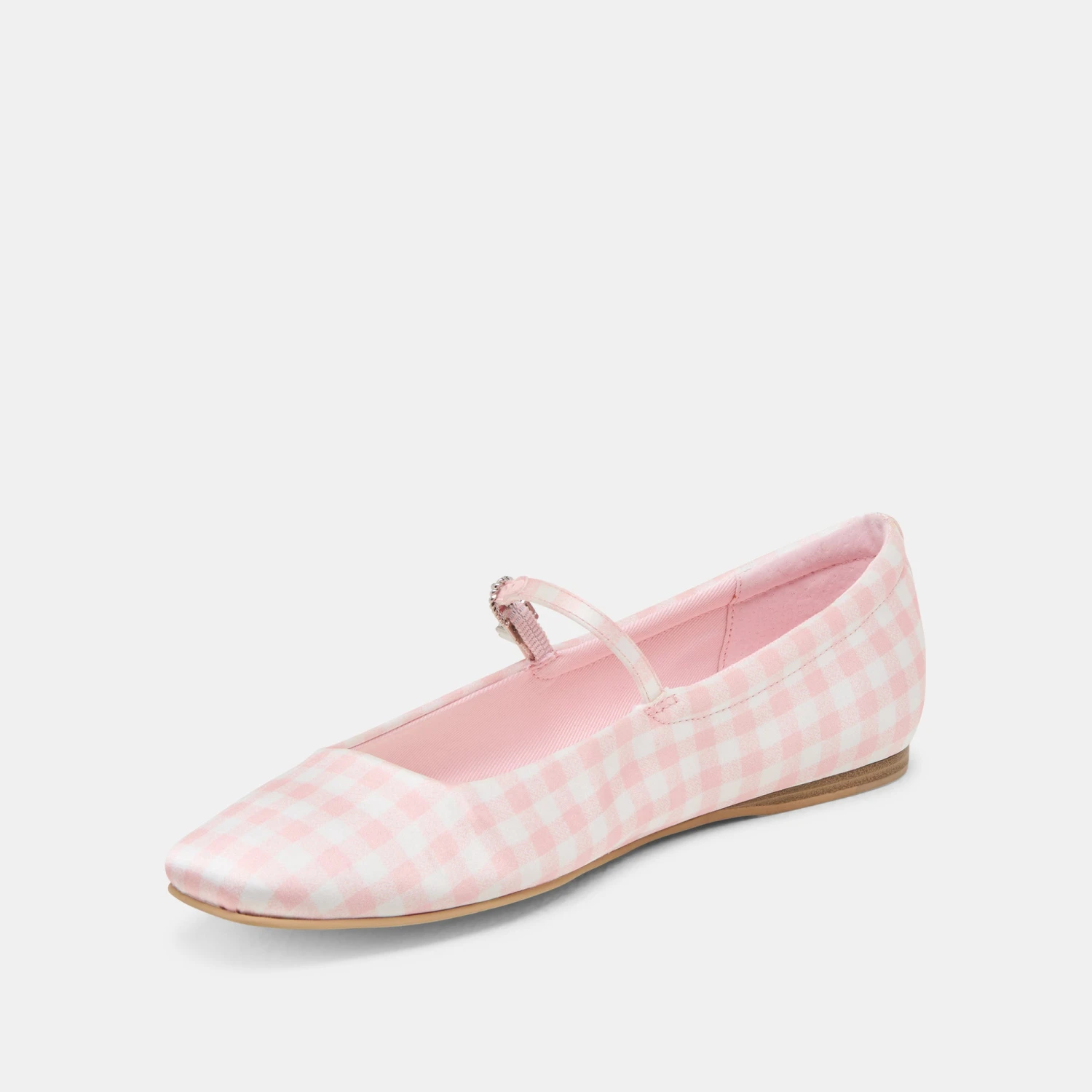 REYES X BYRDIE GOLF BALLET FLATS PINK PLAID GINGHAM(Reyes X Byrdie Golf Ballet Flats Pink Plaid Gingham) 7 REYES X BYRDIE GOLF BALLET FLATS PINK PLAID GINGHAM(Reyes X Byrdie Golf Ballet Flats Pink Plaid Gingham) - Image 7