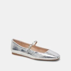 REYES BALLET FLATS SILVER DISTRESSED LEATHER(Reyes Flats Silver Distressed Leather) -Dolce Vita DOLCEVITA FLATS REYES SILVERDISTRESSEDLEATHER 1
