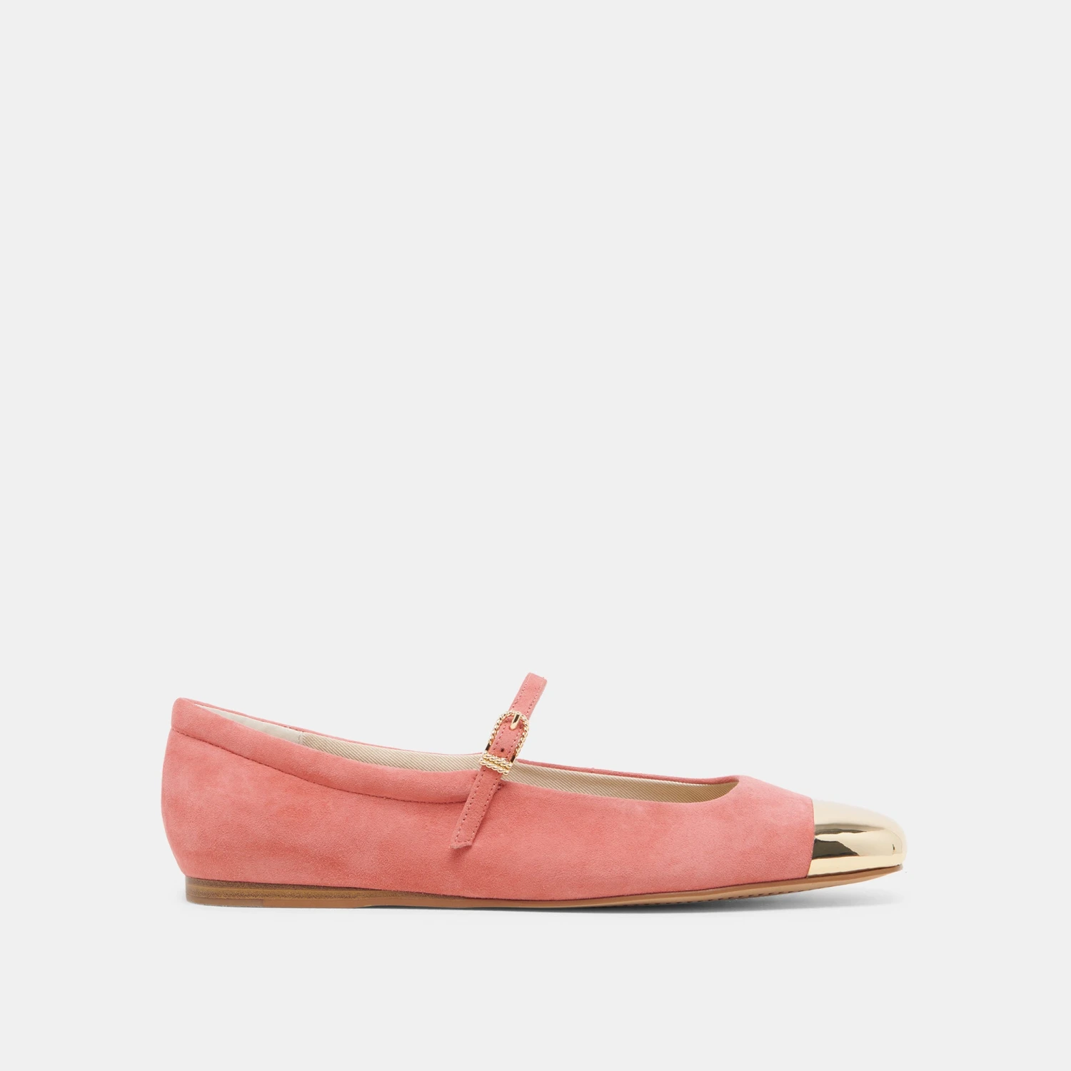 REYES TOE CAP BALLET FLATS CORAL SUEDE(Reyes Toe Cap Ballet Flats Coral Suede) 1 REYES TOE CAP BALLET FLATS CORAL SUEDE(Reyes Toe Cap Ballet Flats Coral Suede)