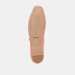 REYES TOE CAP BALLET FLATS CORAL SUEDE(Reyes Toe Cap Ballet Flats Coral Suede) 17 REYES TOE CAP BALLET FLATS CORAL SUEDE(Reyes Toe Cap Ballet Flats Coral Suede) -Dolce Vita DOLCEVITA FLATS REYES TOE CAP CORAL SUEDE 07