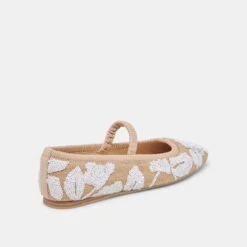 RHODIE BALLET FLATS NATURAL MULTI FLORAL SEQUIN(Rhodie Ballet Flats Natural Multi Floral Sequin) -Dolce Vita DOLCEVITA FLATS RHODIE NATURALMULTIFLORALSEQUIN 03