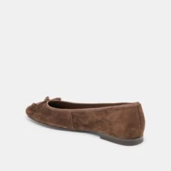 RITLA BALLET FLATS DK BROWN SUEDE(Ritla Ballet Flats Dk Brown Suede) -Dolce Vita DOLCEVITA FLATS RITLA DKBROWNSUEDE 08