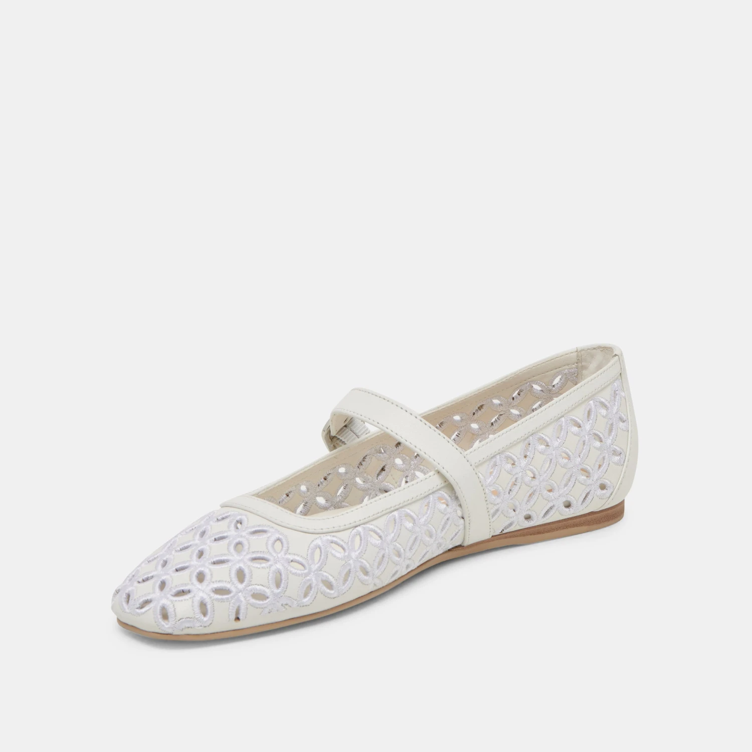 RODNI EYELET PERF BALLET FLATS TRUE WHITE LEATHER(Rodni Eyelet Perf Ballet Flats True White Leather) 8 RODNI EYELET PERF BALLET FLATS TRUE WHITE LEATHER(Rodni Eyelet Perf Ballet Flats True White Leather) - Image 8