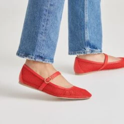 RODNI MESH BALLET FLATS CHILI WOVEN MESH(Rodni Mesh Ballet Flats Chili Woven Mesh) 17 RODNI MESH BALLET FLATS CHILI WOVEN MESH(Rodni Mesh Ballet Flats Chili Woven Mesh) -Dolce Vita DOLCEVITA FLATS RODNIMESH CHILI MESH ONFOOT 01