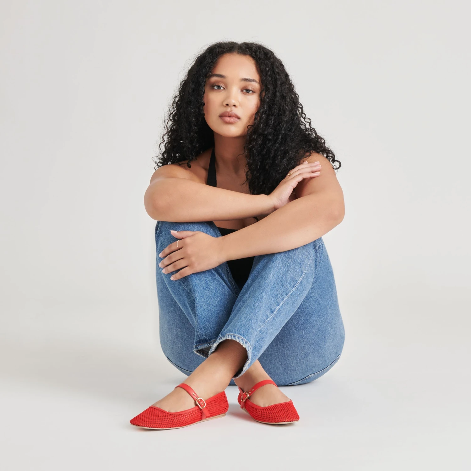 RODNI MESH BALLET FLATS CHILI WOVEN MESH(Rodni Mesh Ballet Flats Chili Woven Mesh) 4 RODNI MESH BALLET FLATS CHILI WOVEN MESH(Rodni Mesh Ballet Flats Chili Woven Mesh) - Image 4