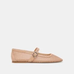 RODNI MESH BALLET FLATS LIGHT TAN WOVEN MESH(Rodni Mesh Ballet Flats Light Tan Woven Mesh)