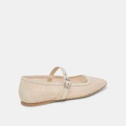 RODNI MESH BALLET FLATS CREME WOVEN MESH(Rodni Mesh Ballet Flats Creme Woven Mesh) -Dolce Vita DOLCEVITA FLATS RODNIMESH CREMEWOVENMESH 03