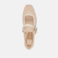 RODNI MESH BALLET FLATS CREME WOVEN MESH(Rodni Mesh Ballet Flats Creme Woven Mesh) -Dolce Vita DOLCEVITA FLATS RODNIMESH CREMEWOVENMESH 06