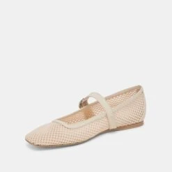 RODNI MESH BALLET FLATS CREME WOVEN MESH(Rodni Mesh Ballet Flats Creme Woven Mesh) -Dolce Vita DOLCEVITA FLATS RODNIMESH CREMEWOVENMESH 08