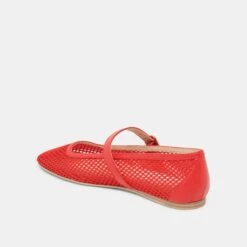 RODNI MESH BALLET FLATS CHILI WOVEN MESH(Rodni Mesh Ballet Flats Chili Woven Mesh) 19 RODNI MESH BALLET FLATS CHILI WOVEN MESH(Rodni Mesh Ballet Flats Chili Woven Mesh) -Dolce Vita DOLCEVITA FLATS RODNIMESH REDWOVENMESH 09