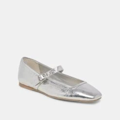 RODNI BALLET FLATS SILVER DISTRESSED LEATHER - Re:vita(Rodni Ballet Flats Silver Distressed Leather Resale) -Dolce Vita DOLCEVITA FLATS RODNI SILVERDISTRESSEDLEATHER 01 6b346199 0ef7 4239 a9cb 441f8c5dc29c