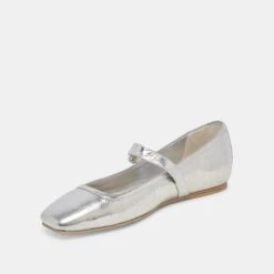 RODNI BALLET FLATS SILVER DISTRESSED LEATHER - Re:vita(Rodni Ballet Flats Silver Distressed Leather Resale) -Dolce Vita DOLCEVITA FLATS RODNI SILVERDISTRESSEDLEATHER 08 465e00d2 043c 4e4a a3f8 299963b18102