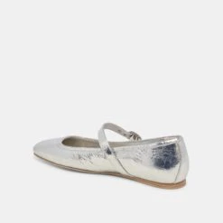 RODNI BALLET FLATS SILVER DISTRESSED LEATHER - Re:vita(Rodni Ballet Flats Silver Distressed Leather Resale) -Dolce Vita DOLCEVITA FLATS RODNI SILVERDISTRESSEDLEATHER 09 3069dd2a 9500 4d15 933b c46bdf4e2a38
