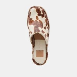 ROSITA FLATS COCOA TAURUS CALF HAIR(Rosita Flats Cocoa Taurus Calf Hair) 16 ROSITA FLATS COCOA TAURUS CALF HAIR(Rosita Flats Cocoa Taurus Calf Hair) -Dolce Vita DOLCEVITA FLATS ROSITA COCOA TAURUS CALF HAIR 06