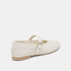 ROSLYN WOVEN BALLET FLATS TRUE WHITE WOVEN LEATHER(Roslyn Woven Ballet Flats True White Woven Leather) 16 ROSLYN WOVEN BALLET FLATS TRUE WHITE WOVEN LEATHER(Roslyn Woven Ballet Flats True White Woven Leather) -Dolce Vita DOLCEVITA FLATS ROSLYNWOVEN TRUEWHITEWOVENLEATHER 03