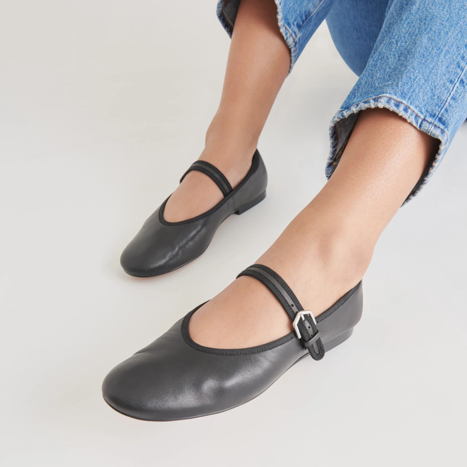 ROSLYN BALLET FLATS BLACK LEATHER(Roslyn Ballet Flats Black Leather) 12 ROSLYN BALLET FLATS BLACK LEATHER(Roslyn Ballet Flats Black Leather) - Image 12