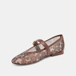 ROSLYN BALLET FLATS LEOPARD MESH(Roslyn Ballet Flats Leopard Mesh) -Dolce Vita DOLCEVITA FLATS ROSLYN LEOPARDMESH 08