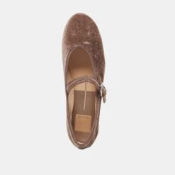 ROSLYN BALLET FLATS SMOKE VELVET(Roslyn Ballet Flats Smoke Velvet) -Dolce Vita DOLCEVITA FLATS ROSLYN SMOKEVELVET 06
