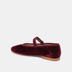 ROSLYN BALLET FLATS WINE VELVET(Roslyn Ballet Flats Wine Velvet) 15 ROSLYN BALLET FLATS WINE VELVET(Roslyn Ballet Flats Wine Velvet) -Dolce Vita DOLCEVITA FLATS ROSLYN WINE VELVET 09