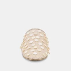 ROVA BEAD FLATS IVORY DISC MESH(Rova Bead Flats Ivory Disc Mesh) -Dolce Vita DOLCEVITA FLATS ROVABEAD IVORYDISCMESH 04