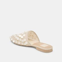 ROVA BEAD FLATS IVORY DISC MESH(Rova Bead Flats Ivory Disc Mesh) -Dolce Vita DOLCEVITA FLATS ROVABEAD IVORYDISCMESH 09