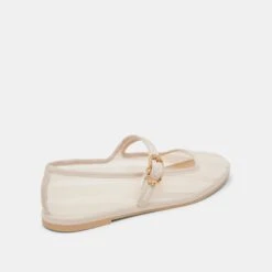 TAMEKA BALLET FLATS BONE STRIPE MESH(Tameka Ballet Flats Bone Stripe Mesh) -Dolce Vita DOLCEVITA FLATS TAMEKA BONESTRIPEMESH 03