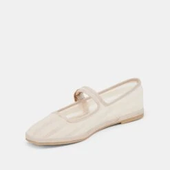 TAMEKA BALLET FLATS BONE STRIPE MESH(Tameka Ballet Flats Bone Stripe Mesh) -Dolce Vita DOLCEVITA FLATS TAMEKA BONESTRIPEMESH 08