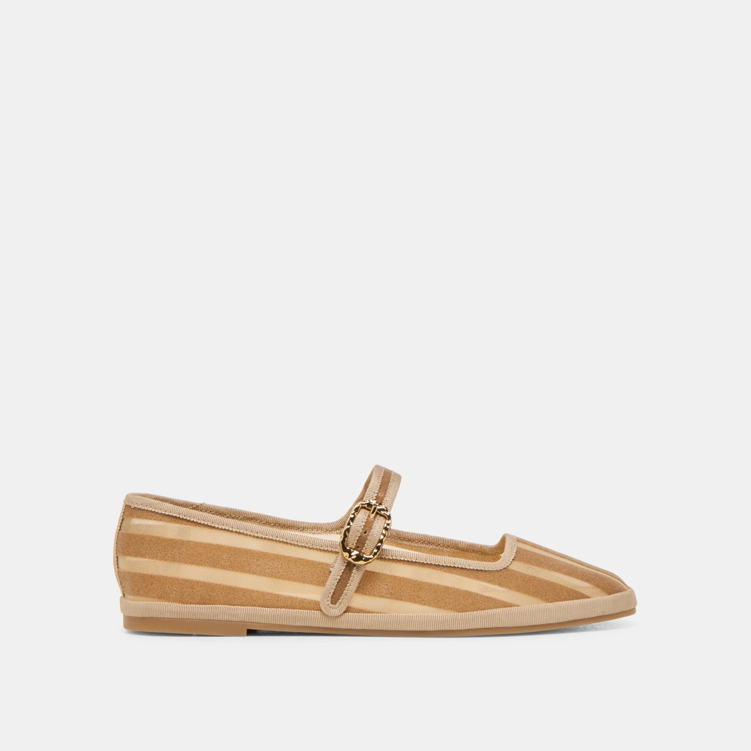 TAMEKA BALLET FLATS TAN STRIPE MESH(Tameka Ballet Flats Tan Stripe Mesh) 1 TAMEKA BALLET FLATS TAN STRIPE MESH(Tameka Ballet Flats Tan Stripe Mesh)