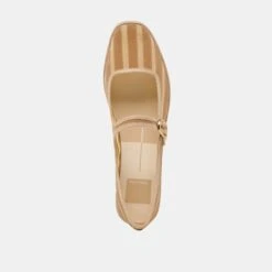 TAMEKA BALLET FLATS TAN STRIPE MESH(Tameka Ballet Flats Tan Stripe Mesh) 16 TAMEKA BALLET FLATS TAN STRIPE MESH(Tameka Ballet Flats Tan Stripe Mesh) -Dolce Vita DOLCEVITA FLATS TAMEKA TANSTRIPEMESH 06