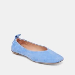VINNIE BALLET FLATS DUSTY BLUE SUEDE(Vinnie Ballet Flats Dusty Blue Suede) -Dolce Vita DOLCEVITA FLATS VINNIE DUSTYBLUESUEDE 01