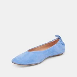 VINNIE BALLET FLATS DUSTY BLUE SUEDE(Vinnie Ballet Flats Dusty Blue Suede) -Dolce Vita DOLCEVITA FLATS VINNIE DUSTYBLUESUEDE 08