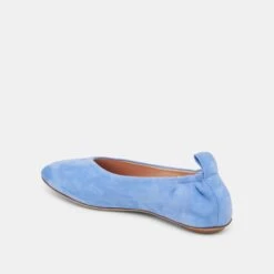 VINNIE BALLET FLATS DUSTY BLUE SUEDE(Vinnie Ballet Flats Dusty Blue Suede) -Dolce Vita DOLCEVITA FLATS VINNIE DUSTYBLUESUEDE 09
