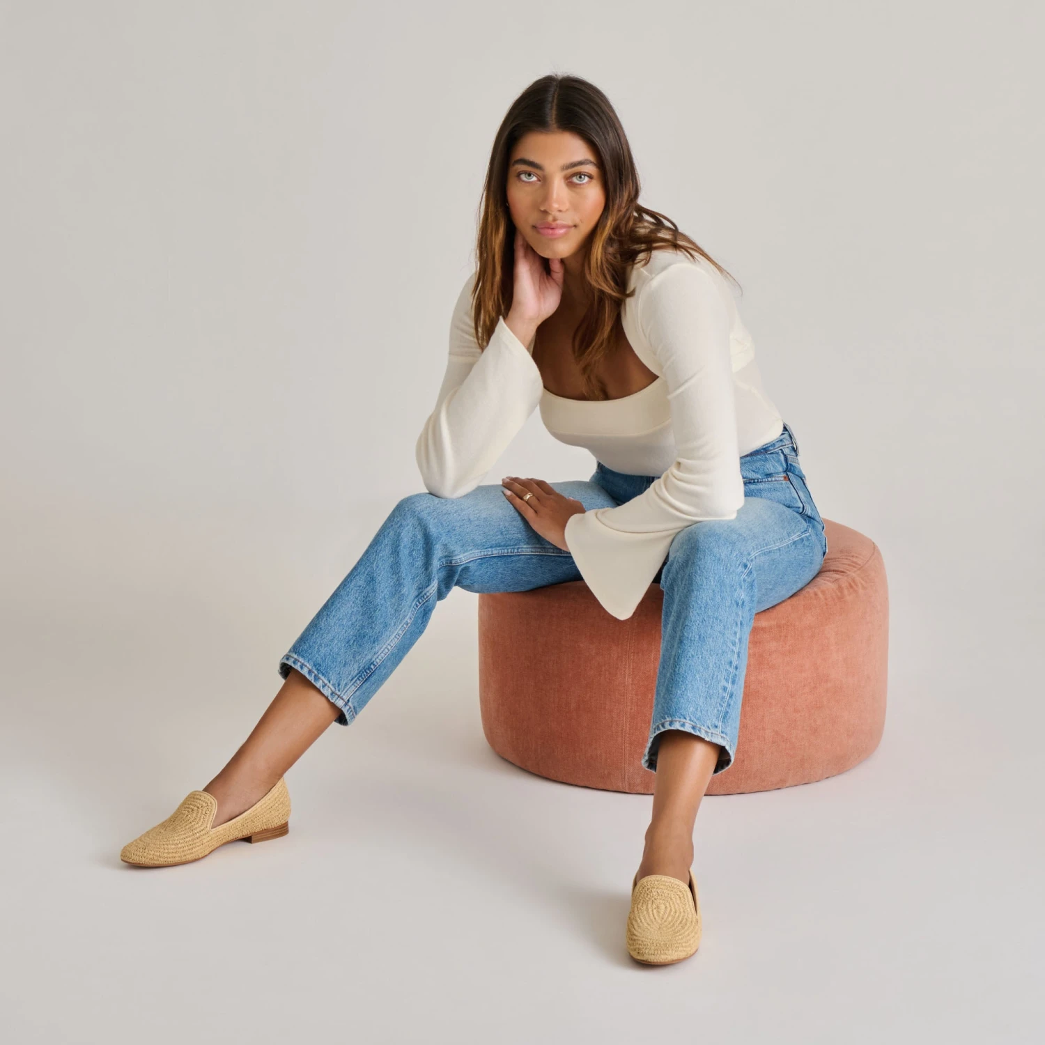 BAYLEN FLATS NATURAL WOVEN RAFFIA(Baylen Flats Natural Woven Raffia) 4 BAYLEN FLATS NATURAL WOVEN RAFFIA(Baylen Flats Natural Woven Raffia) - Image 4