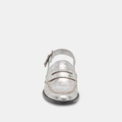 HARDI WIDE LOAFERS SILVER CRACKLED LEATHER - Re:vita(Hardi Wide Loafers Silver Crackled Leather Resale) -Dolce Vita DOLCEVITA FLAT HARDI SILVERCRACKLEDLEATHER 04 b1cf1339 60c6 499d befb 4c155ccb2631