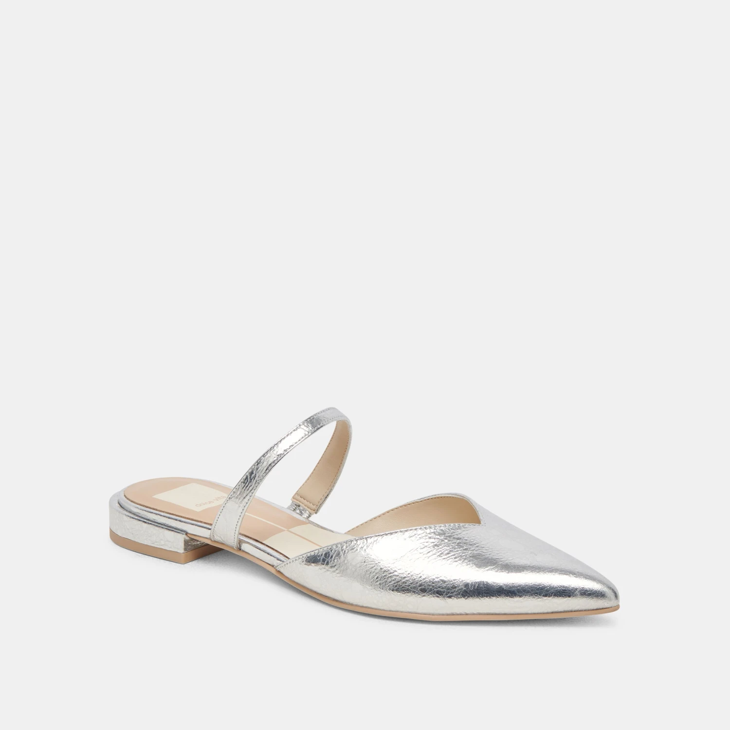 KANIKA WIDE FLATS SILVER DISTRESSED LEATHER(Kanika Wide Flats Silver Distressed Leather) 2 KANIKA WIDE FLATS SILVER DISTRESSED LEATHER(Kanika Wide Flats Silver Distressed Leather) - Image 2