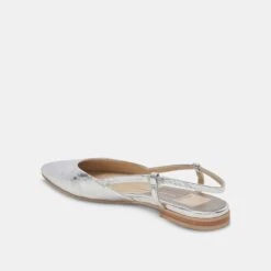 Dolce Vita NARAH FLATS SILVER METALLIC LEATHER(Narah Flats Silver Metallic Leather) -Dolce Vita DOLCEVITA FLAT NORAH SILVERMETALLICLEATHER 08