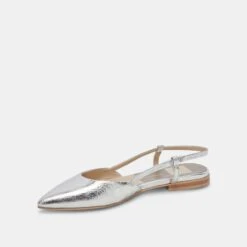 Dolce Vita NARAH FLATS SILVER METALLIC LEATHER(Narah Flats Silver Metallic Leather) -Dolce Vita DOLCEVITA FLAT NORAH SILVERMETALLICLEATHER 09