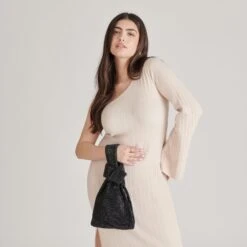 CLARRA HANDBAG BLACK MESH(Clarra Handbag Black Mesh)