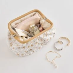 FIORE CLUTCH EMBROIDERED NATURAL RAFFIA(Fiore Clutch Embroidered Natural Raffia) -Dolce Vita DOLCEVITA HANDBAGS FIORE NATURAL FLATLAY