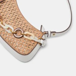 MIRANDA SHOULDER BAG NATURAL CORK(Miranda Shoulder Bag Natural Cork) -Dolce Vita DOLCEVITA HANDBAGS MIRANDA NATURAL 3 775fc7d3 9248 407d 9811 8c5bd27dc80c