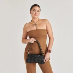 MOLENE SHOULDER BAG BLACK CANE(Molene Shoulder Bag Black Cane) -Dolce Vita DOLCEVITA HANDBAGS MOLENE BLACK 02