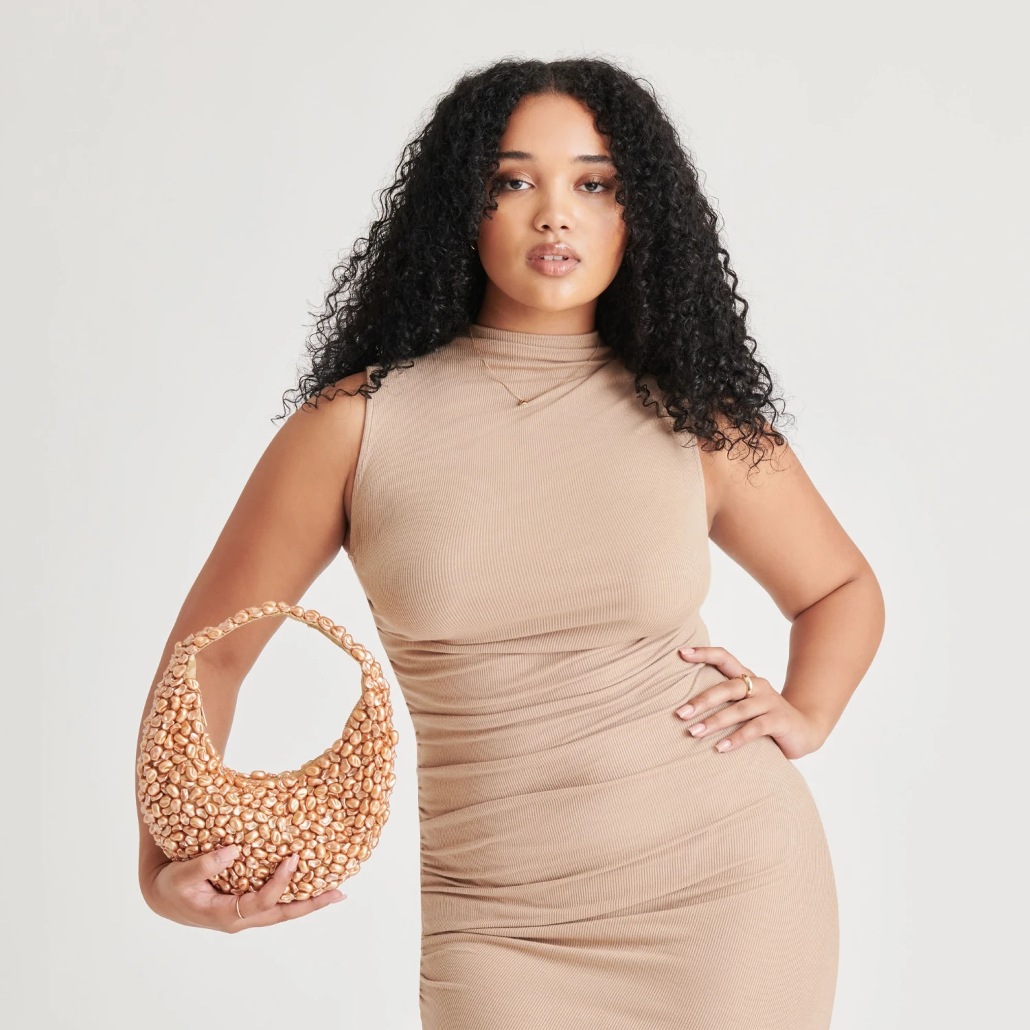 PEARLA SHOULDER BAG GOLD FAUX PEARL(Pearla Shoulder Bag Gold Faux Pearl) 6 PEARLA SHOULDER BAG GOLD FAUX PEARL(Pearla Shoulder Bag Gold Faux Pearl) - Image 6