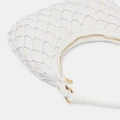 POSITANO SHOULDER BAG WHITE RAFFIA(Positano Shoulder Bag White Raffia) -Dolce Vita DOLCEVITA HANDBAGS POSITANO WHITE 4