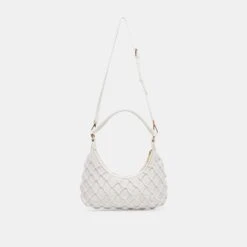 POSITANO SHOULDER BAG WHITE RAFFIA(Positano Shoulder Bag White Raffia) -Dolce Vita DOLCEVITA HANDBAGS POSITANO WHITE 5