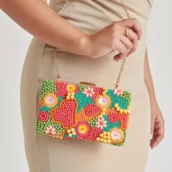 TAORMINA CLUTCH MULTI BEADED(Taormina Clutch Multi Beaded) 13 TAORMINA CLUTCH MULTI BEADED(Taormina Clutch Multi Beaded) -Dolce Vita DOLCEVITA HANDBAGS TAORMINA MULTI 04 1