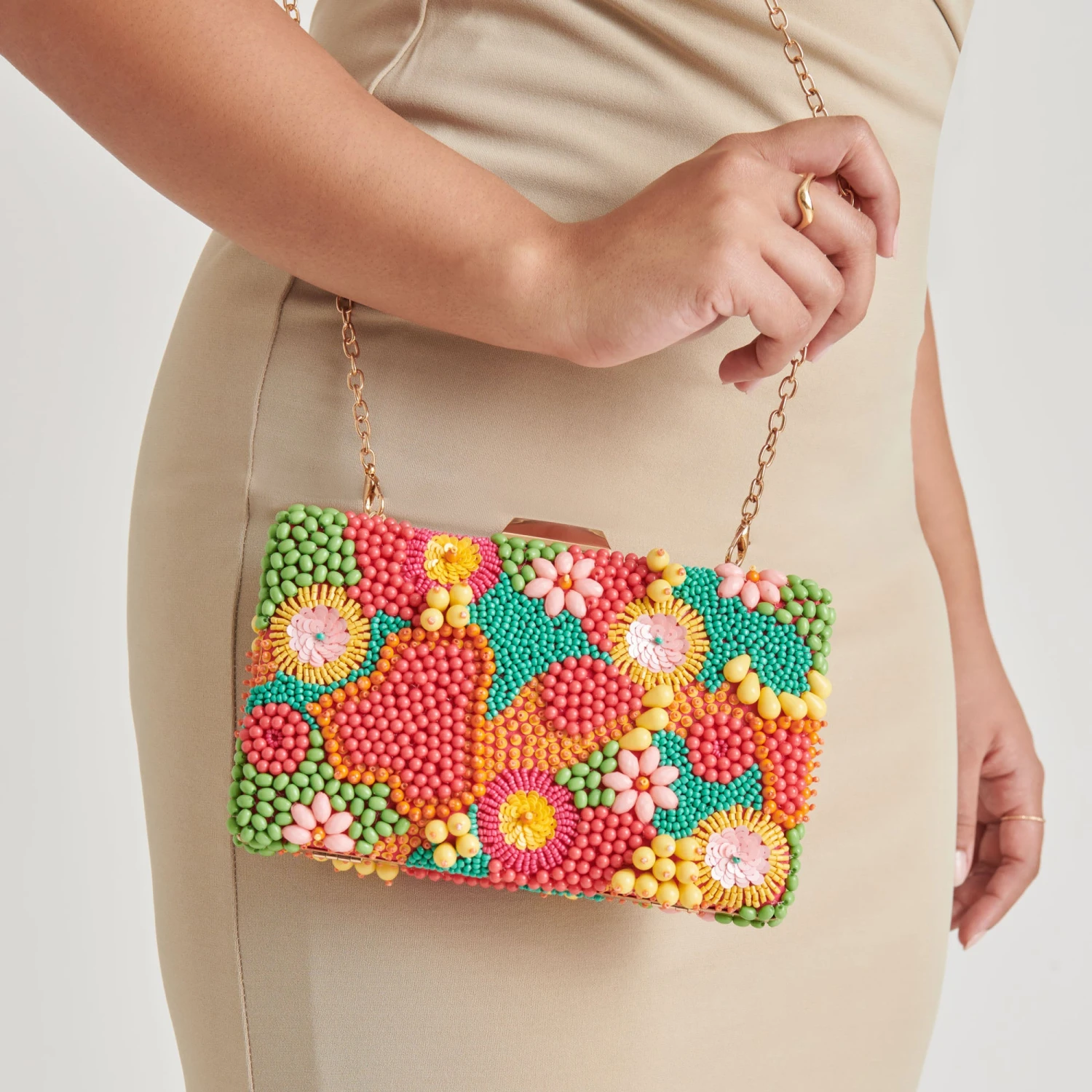TAORMINA CLUTCH MULTI BEADED(Taormina Clutch Multi Beaded) 6 TAORMINA CLUTCH MULTI BEADED(Taormina Clutch Multi Beaded) - Image 6