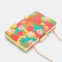 TAORMINA CLUTCH MULTI BEADED(Taormina Clutch Multi Beaded) 14 TAORMINA CLUTCH MULTI BEADED(Taormina Clutch Multi Beaded) -Dolce Vita DOLCEVITA HANDBAGS TAORMINA MULTI 3