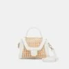 TROPEZ CROSSBODY WHITE NATURAL CANE(Tropez Crossbody White Natural Cane)