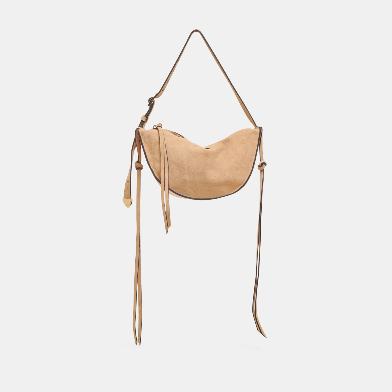 VERONA SHOULDER BAG BEIGE SUEDE(Verona Shoulder Bag Beige Suede) 2 VERONA SHOULDER BAG BEIGE SUEDE(Verona Shoulder Bag Beige Suede) - Image 2